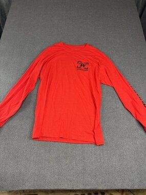 Winchester Red Long Sleeve Crewneck Logo Shirt L
